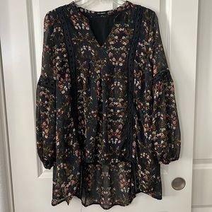 Blu Pepper Floral Tunic